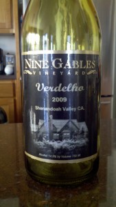 White Wine, Nine Gables, Viognier, Verdelho
