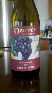 Deaver's 2009 Pinot Noir